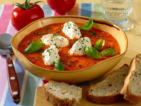Итальянский томатный суп (рецепт)