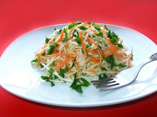 Салат с морковью и топинамбуром (рецепт)