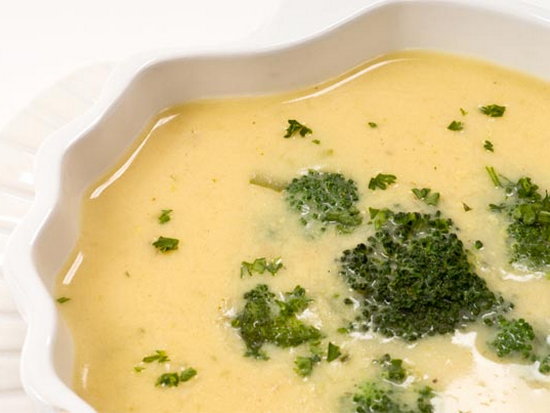 Суп с брокколи и сыром (рецепт)