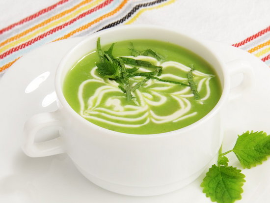 Крем-суп из зеленого гороха (рецепт)