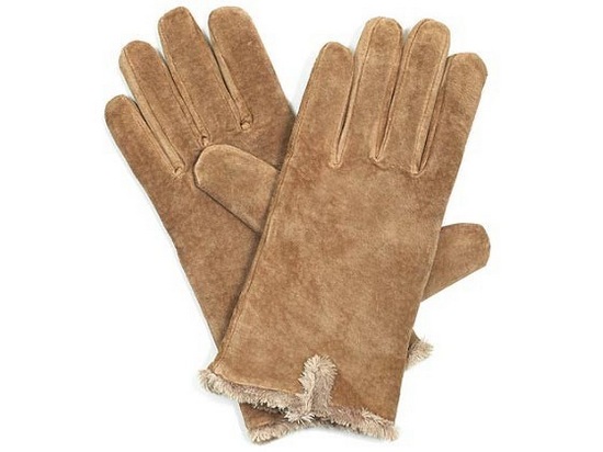Как почистить замшевые перчатки?
