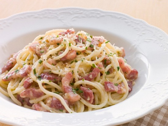 Спагетти с беконом «Карбонарий»