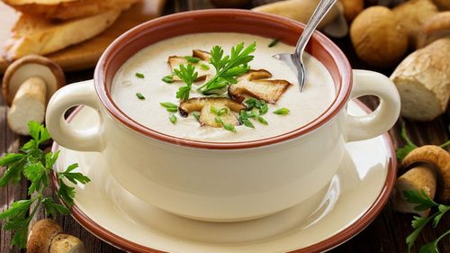 Как приготовить грибной суп-пюре?