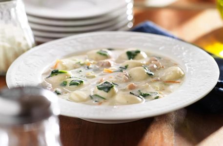 Крем-суп с пельменями: рецепт вкусного блюда