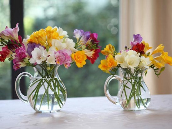 Как подчеркнуть красоту букета при помощи вазы?