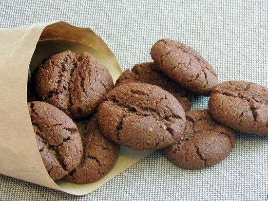 Шоколадно-кофейное овсяное печенье (рецепт)