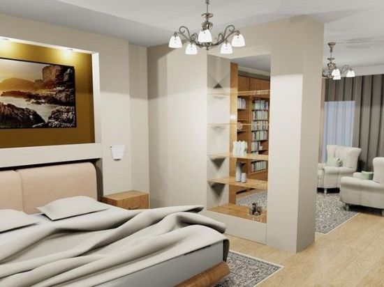 Как сделать спальню в однокомнатной квартире