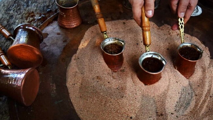 Способы приготовления кофе на песке
