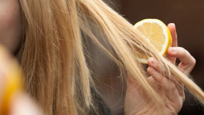 Осветление волос лимоном