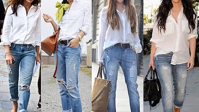 С чем носить рваные джинсы – образы на любой случай