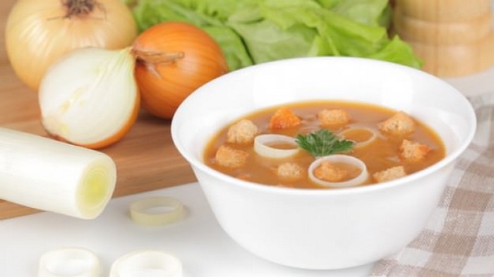 Диетический луковый суп для похудения