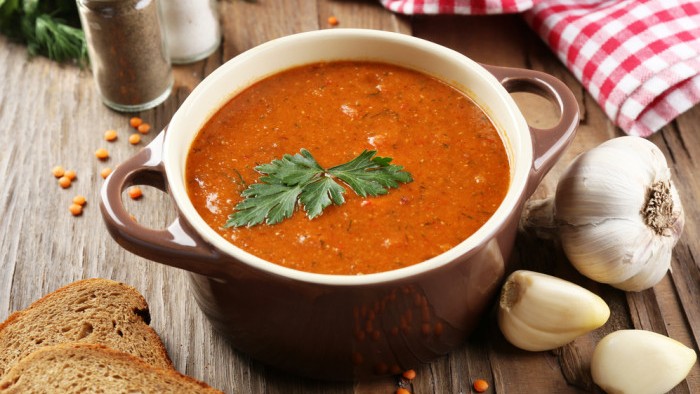 Рецепт согревающего супа из красной чечевицы