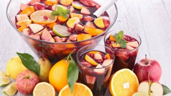 Как сделать фруктовый алкогольный пунш