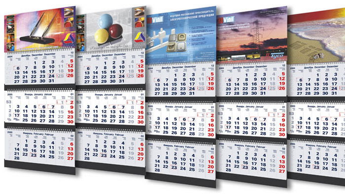 Где заказать печать настенного календаря?