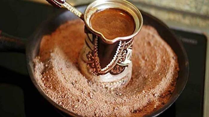 Варка кофе по-турецки