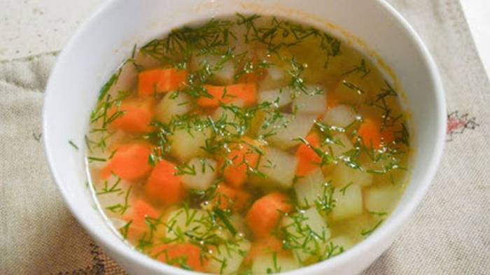 Рецепт диетического овощного супа