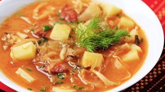 Рецепт супа из квашеной капусты