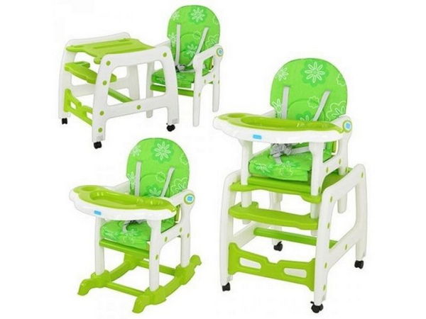 зеленые стульчики для кормления Chicco