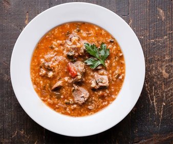 Грузинский пряный суп харчо. Сытное кушанье для любителей кавказской кухни