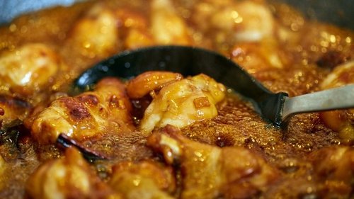 Рецепт курицы (гульчехры) на сковороде