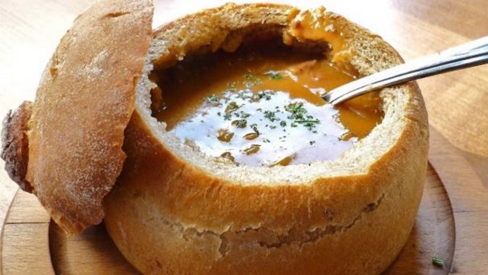 Как приготовить суп в хлебе