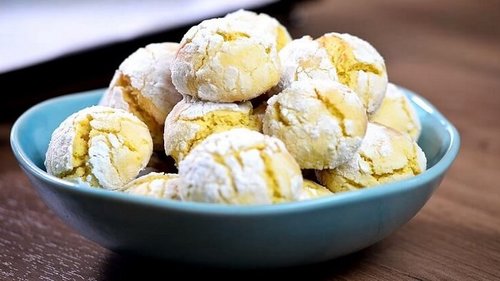 Рецепт лимонного печенья на кефире