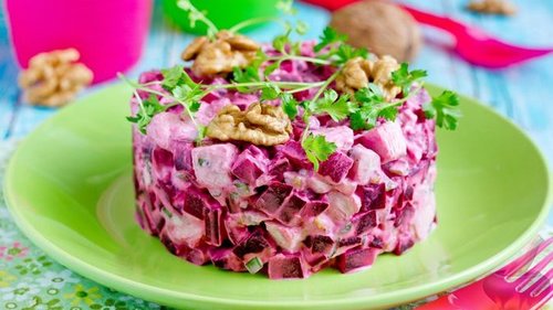 Рецепты свекольных салатов без майонеза