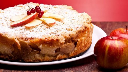 Рецепт дрожжевого яблочного пирога на маргарине
