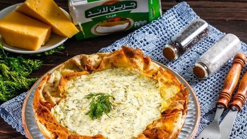 Рецепт открытого пирога-галета с сыром, картофелем и зеленью