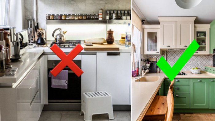 Несколько гениальных хитростей для уборки на кухне