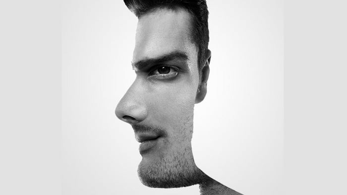 Тест. Что вы видите на картинке – профиль мужчины или фронтальное изображение лица?