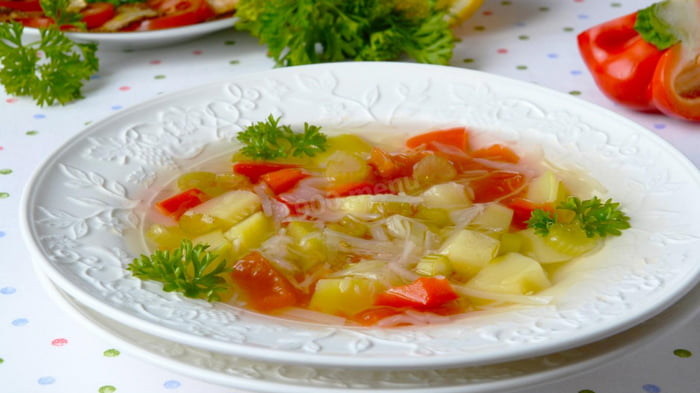 Суп из сельдерея — постное блюдо на нашем столе