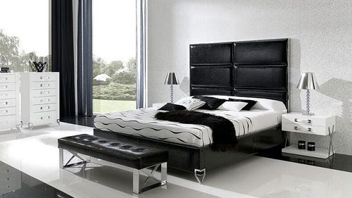 Черно-белая спальня – стиль, бросающий вызов традиционному оформл...