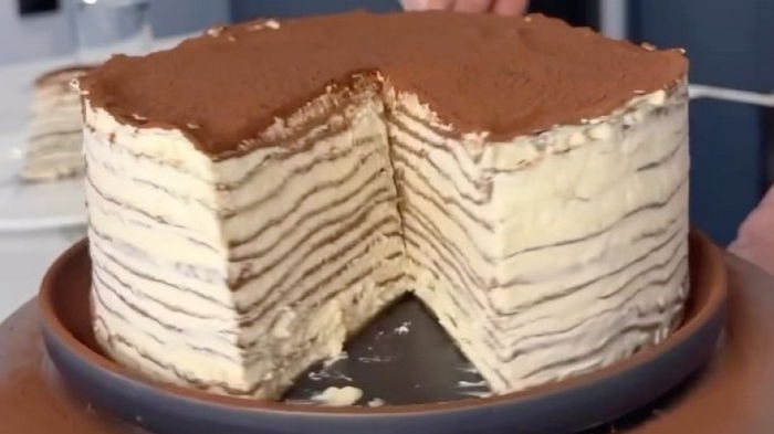 Изысканный десерт быстро и просто: рецепт блинного торта «Тирамису»