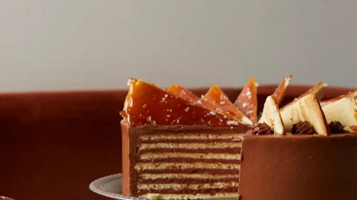 Рецепт вкуснейшего торта «Добош» с карамельной глазурью