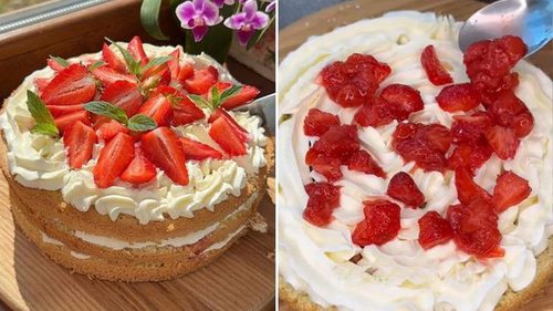 Идеальный десерт на лето: как приготовить легкий клубничный торт с изысканным вкусом