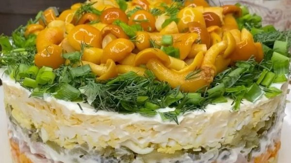 Салат «Грибная поляна»: рецепт красивого и вкусного блюда к праздничному столу