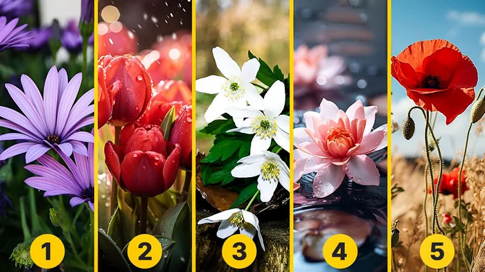 Выберите цветок, который нравится больше всего: тест на сильные стороны вашей личности