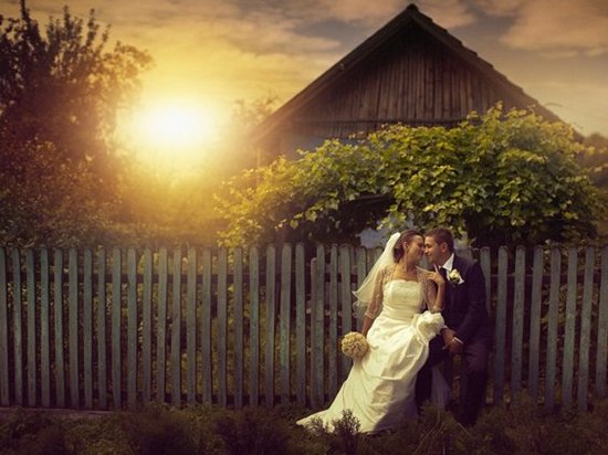 Необычные идеи для обычных свадебных фотографий