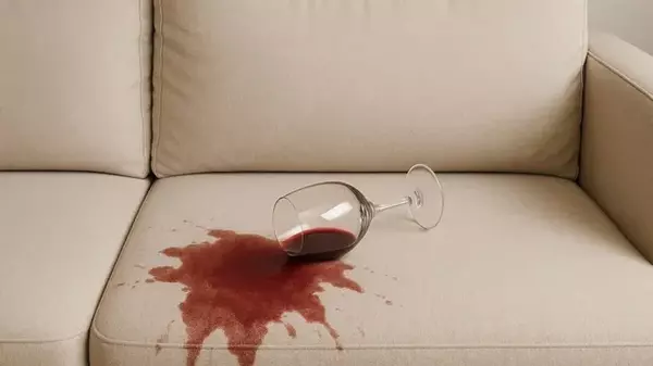 Как вывести пятна от красного вина с дивана: полезные советы