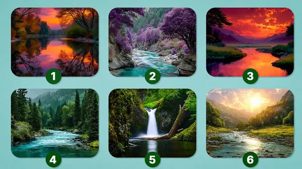 Какую реку выберут по-настоящему добрые люди: живописный тест личности