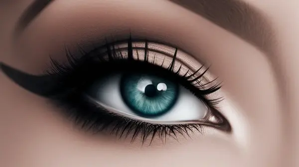 Как правильно прорисовать нижнюю стрелку, чтобы глаза выглядели более выразительно