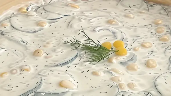 Сливочный салат с огурцом и кукурузой: оригинальный рецепт