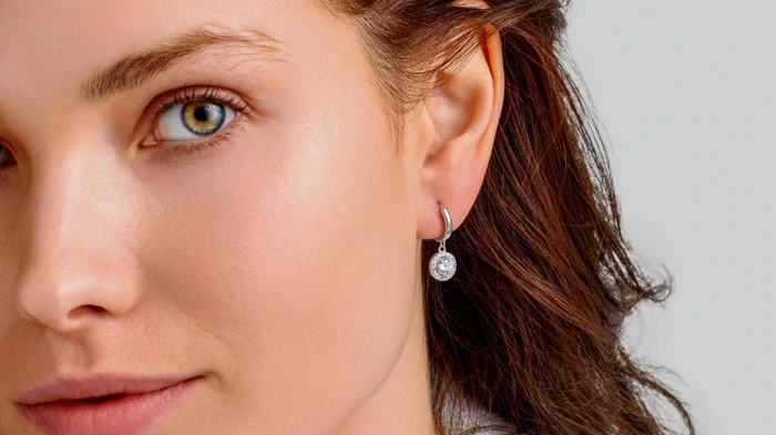 серебряные серьги