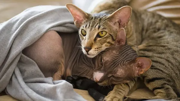 Кошка прячется под одеяло: что означает такое поведение и когда стоит бить тревогу