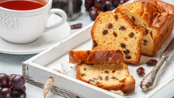 Кекс с изюмом: классический рецепт