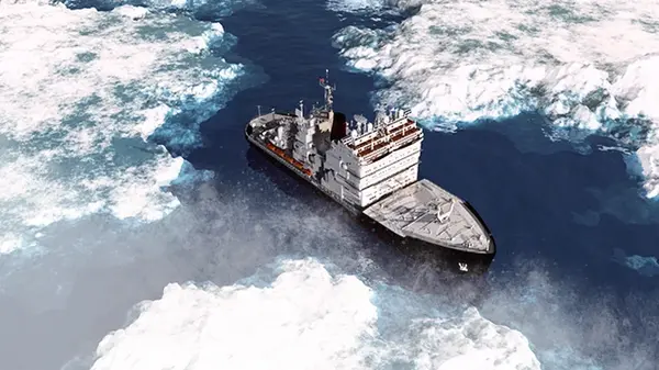 Как ледоколы преодолевают замерзшие моря и океаны