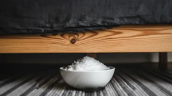 Зачем под кровать ставят соль на 7 дней: мощный ритуал на снятие негатива