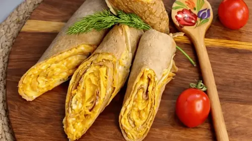 Печеночно-блинные крученики — рецепт классического украинского блюда