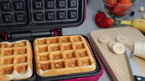 Как приготовить постные банановые вафли